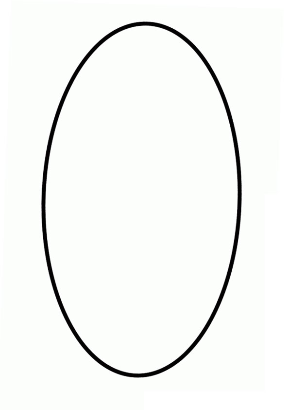 Coloring pages oval coloring page for kids