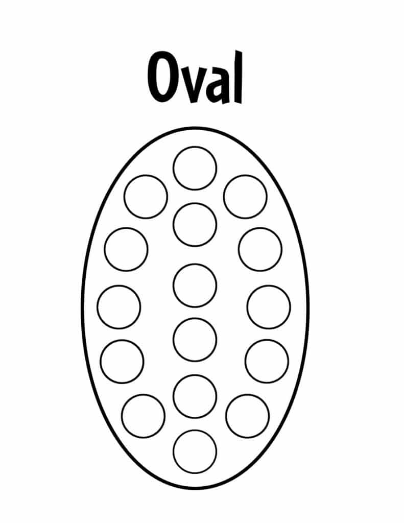Free oval worksheets for preschool â the hollydog blog