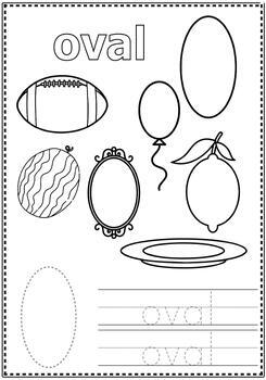 Colors shapes alphabet and numbers trace coloring pages worksheet sheets