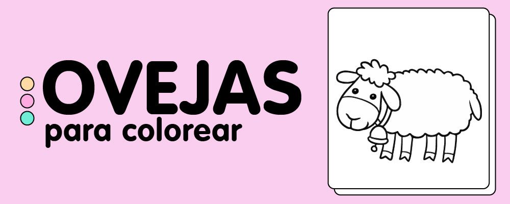 Ovejas para colorear descargar e imprimir gratis