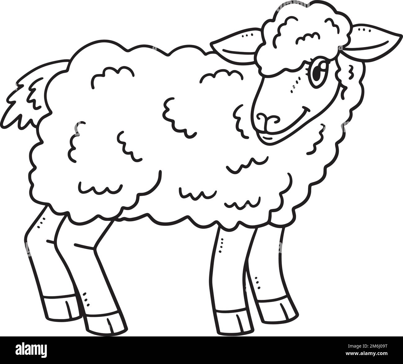 Sheep baby lamb cut out stock images pictures