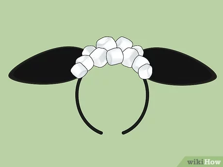 How to make a sheep costume steps with pictures