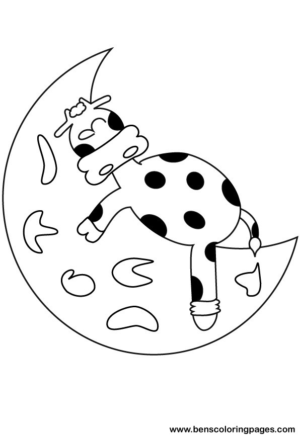 Cow on the moon
