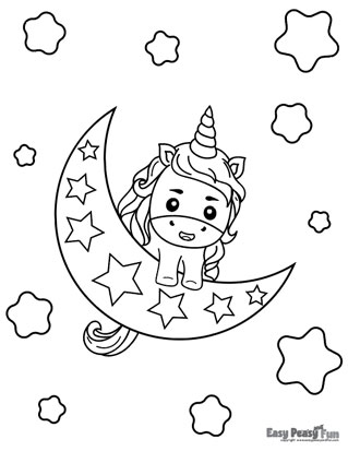 Unicorn coloring pages