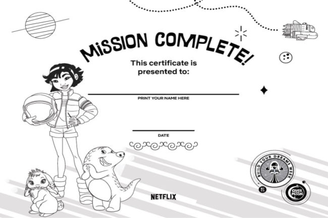 Celebrate netflixs over the moon with build your dreams week
