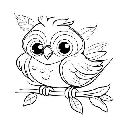 Free owl coloring pages photos and vectors
