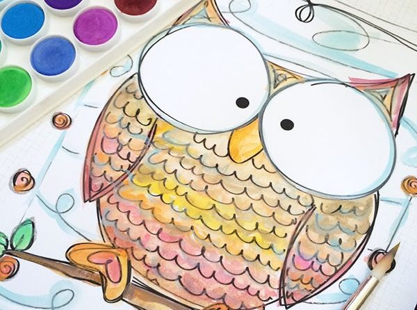 Owl coloring pages