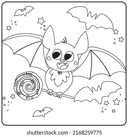 Cute creepy halloween owl coloring pages stock vector royalty free