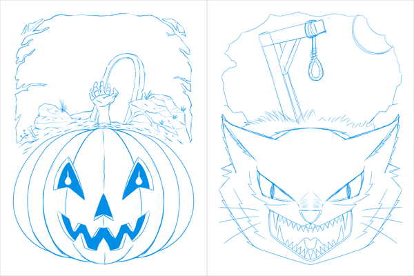 Prince ink co halloween posters on