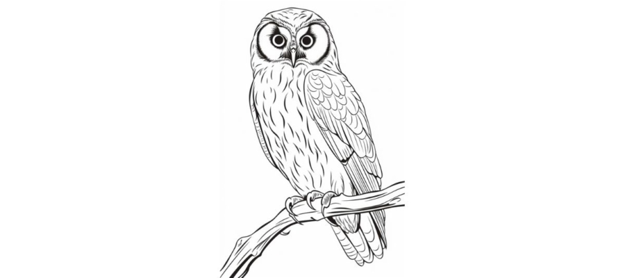 Owl coloring pages