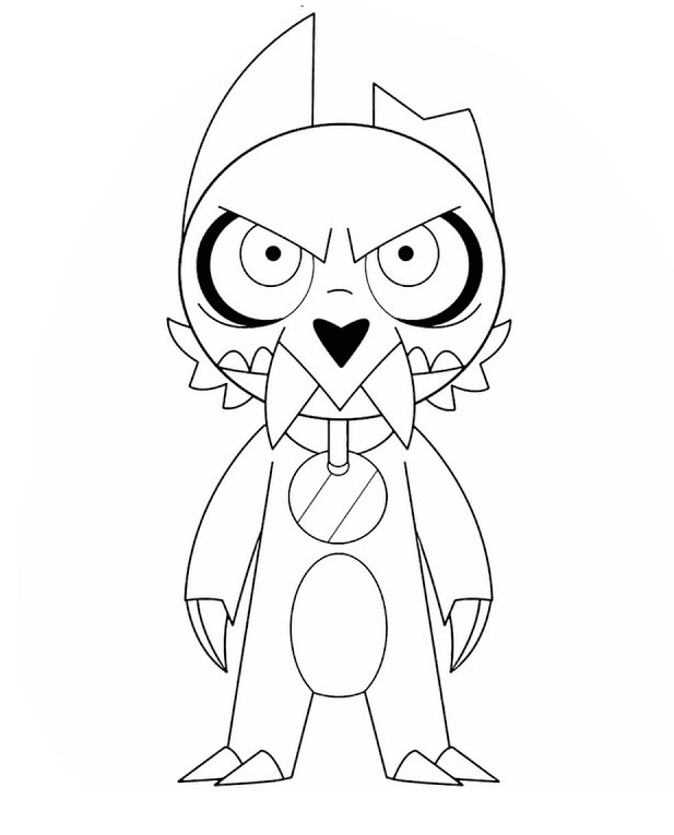 The owl house coloring pages printable for free download