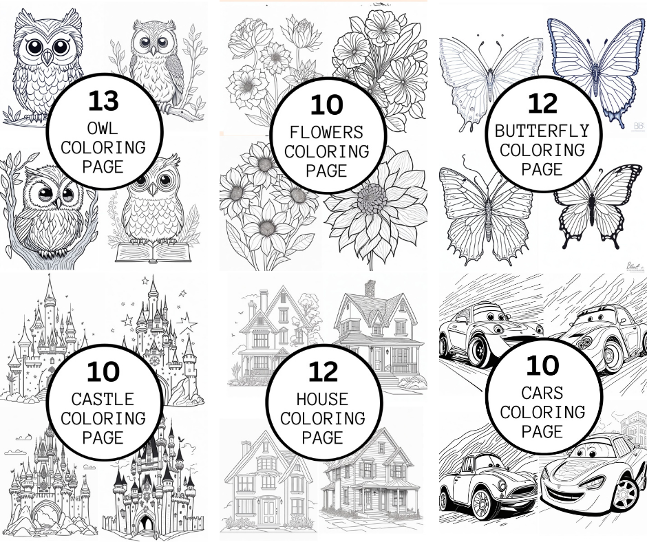 Coloring page for adults and kids made by teachers