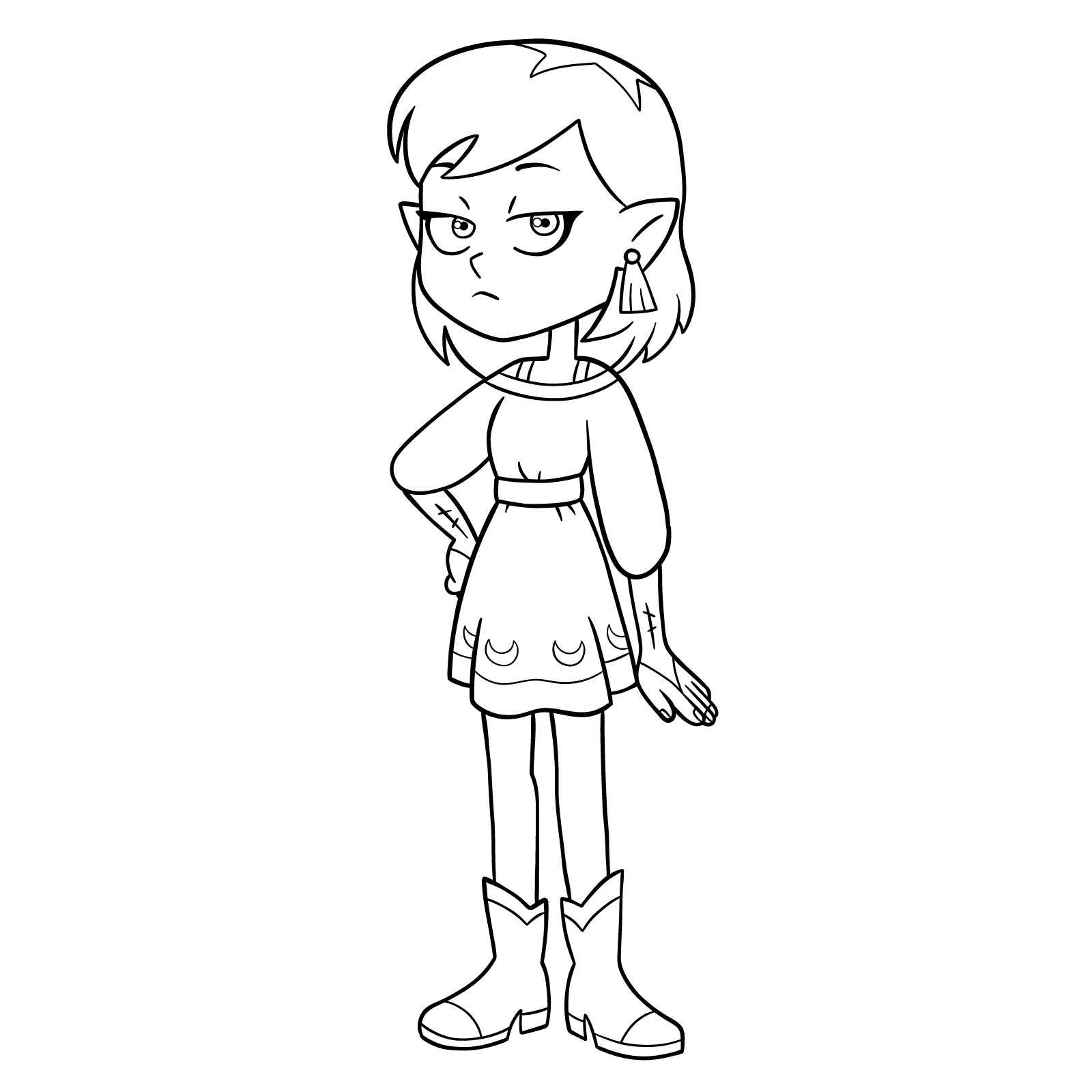 How to draw amity blight the owl house