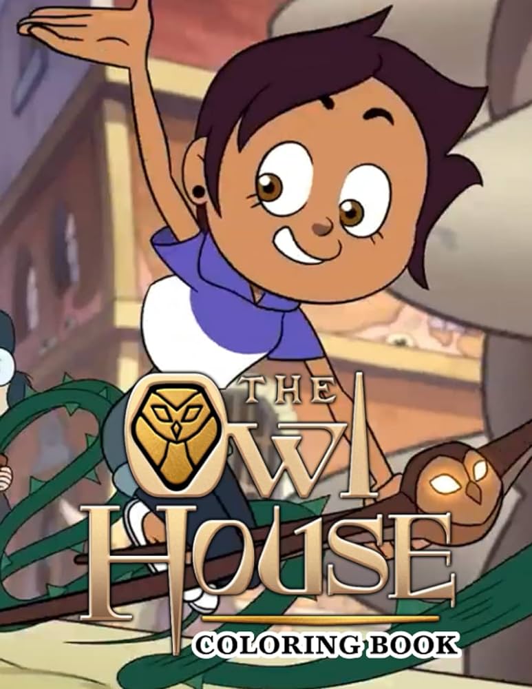 The owl house coloring book great gifts for painting lovers with the owl house coloring bookâ giant great pages with premium quality images linke georg books