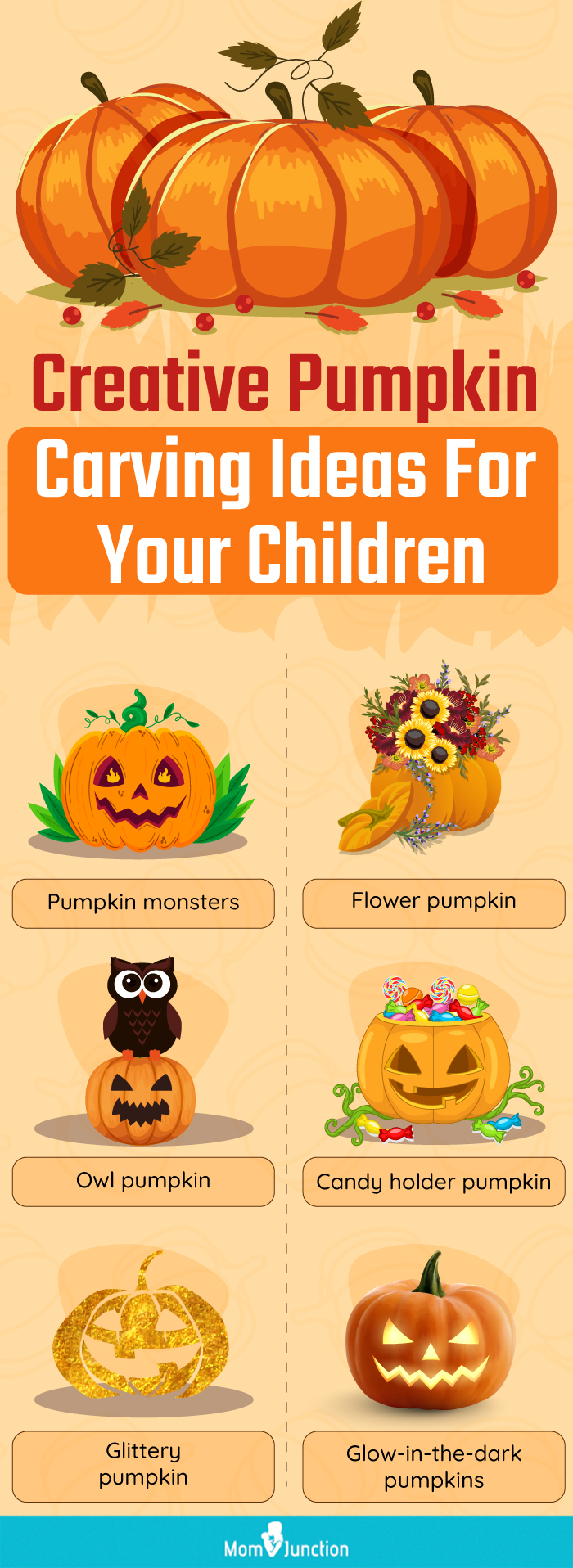 Easy pumpkin carving ideas for kids and beginners