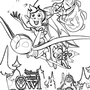 The owl house coloring pages printable for free download