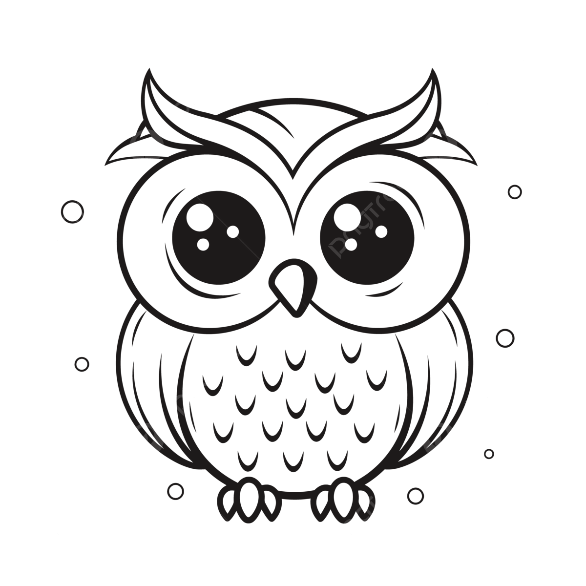 Little cartoon owl faces free coloring pages in pdf outline sketch drawing vector car drawing cartoon drawing owl drawing png and vector with transparent background for free download