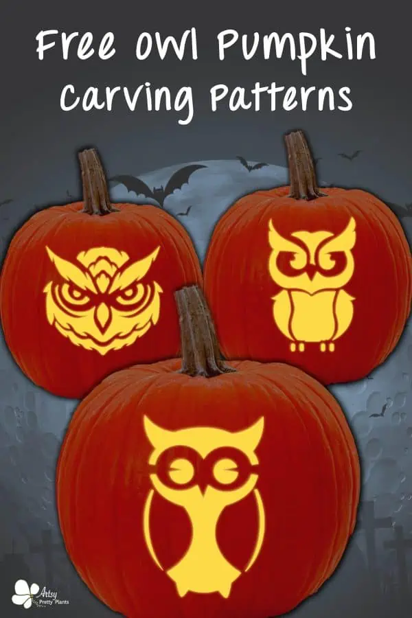 Owl pumpkin carving patterns free stencils