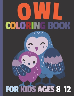 Owl coloring book for kids ages