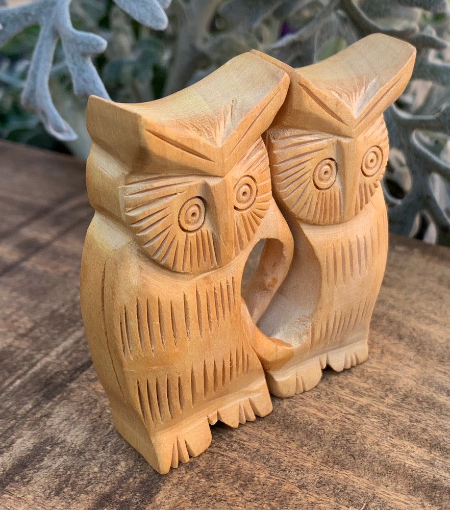 Owl wood carving potala gate
