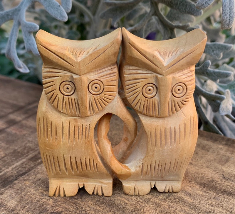 Owl wood carving potala gate