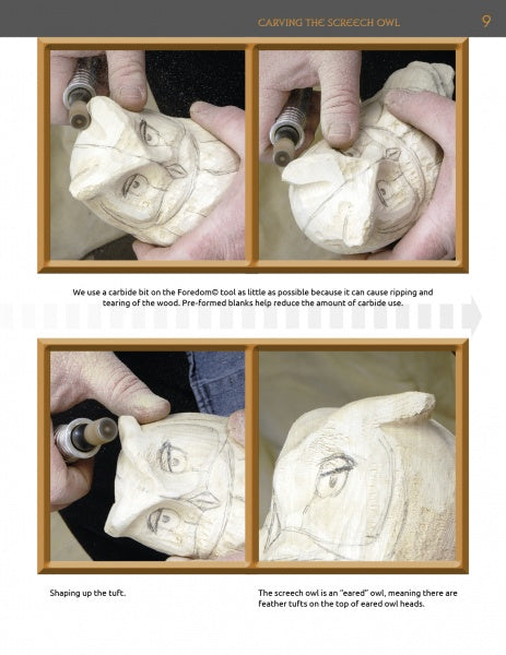 Carving the screech owl â
