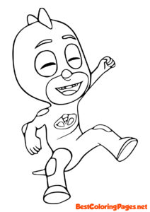 Pj masks coloring pages