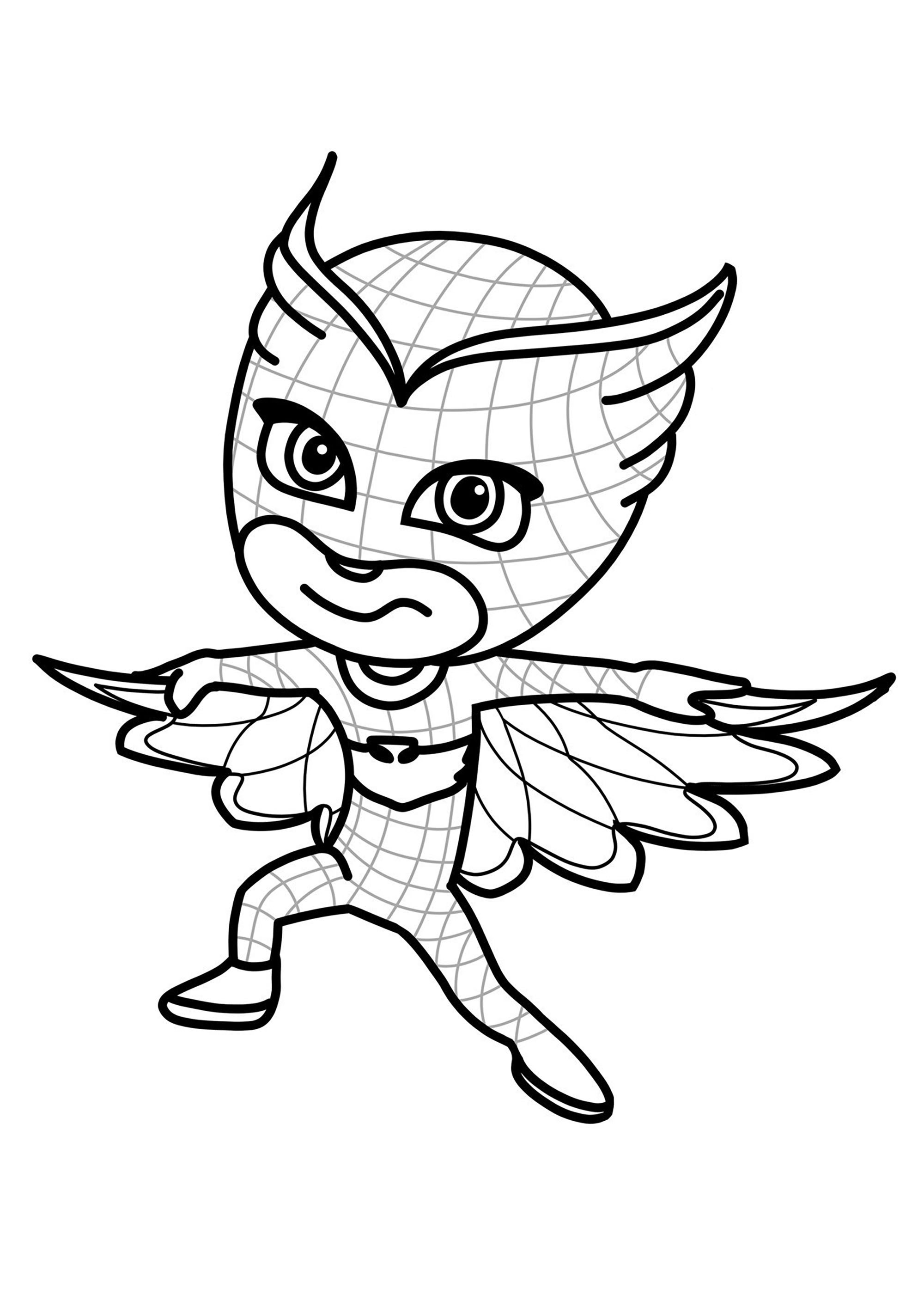 A heroine of the pj masks team