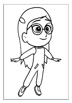 Catboy owlette gekko printable pj masks coloring pages collection delight