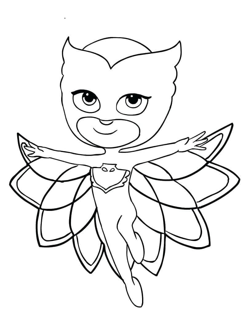 Romeo in pj masks coloring page