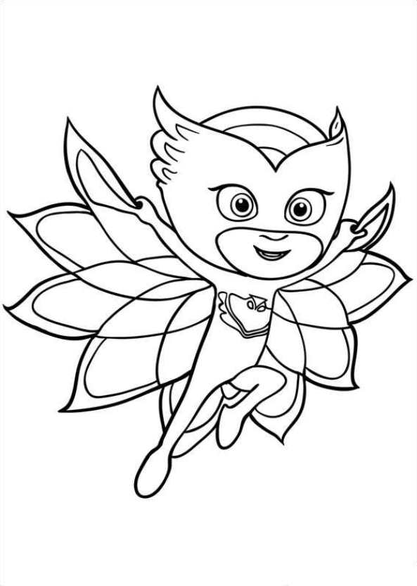 Pj masks coloring pages