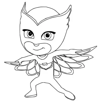 Fantastic owlette coloring pages