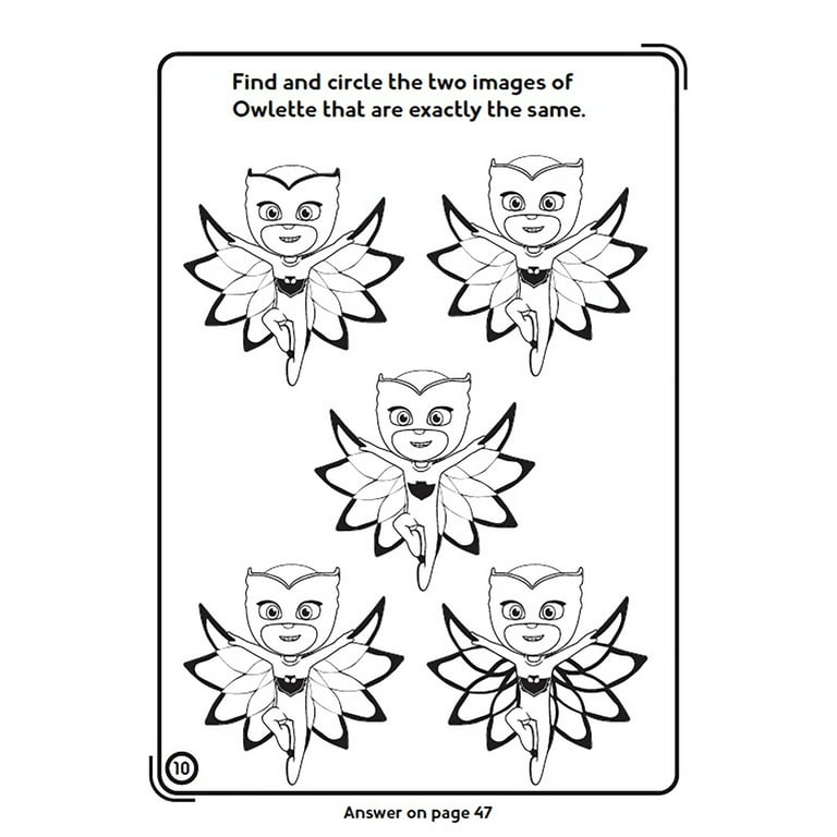 Coloring activity with crayons pj masks a brave band of heroes paperback