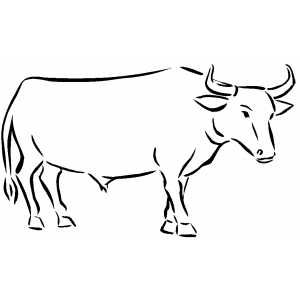 Ox coloring sheet farm animal coloring pages animal coloring pages cow coloring pages