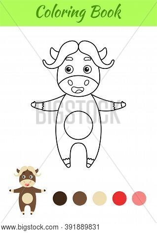 Coloring page happy vector photo free trial bigstock