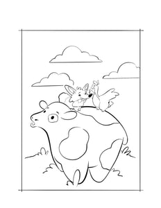 Fox and goose printable coloring book â fox goose studios