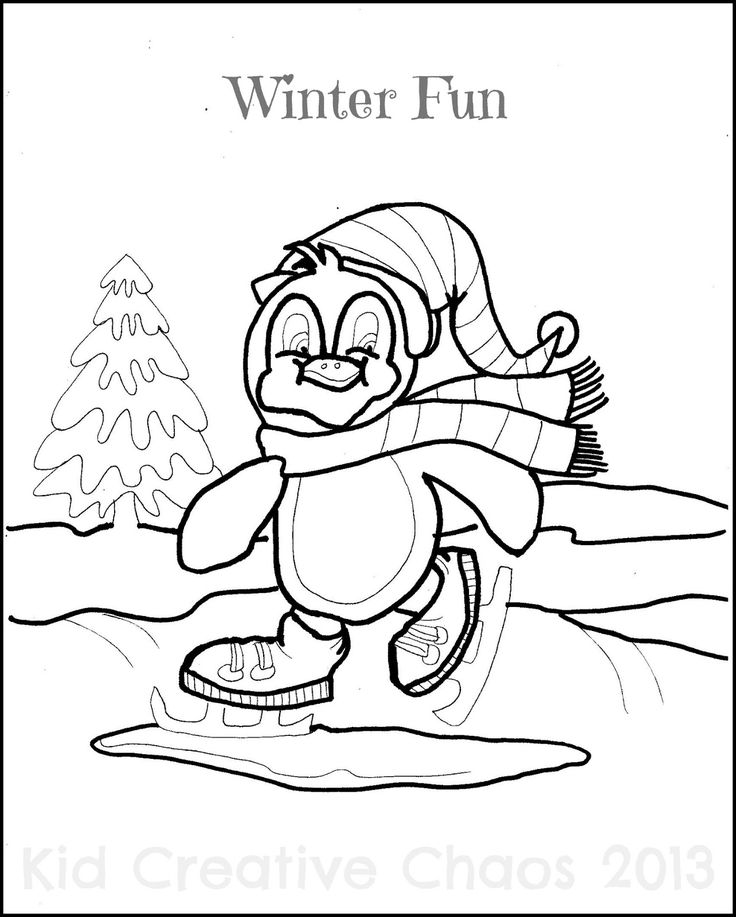 Penguin printable coloring pages letter p winter theme coloring pages winter penguin coloring pages holiday coloring book