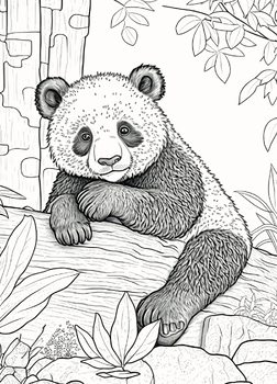 Cute baby panda coloring book for adults cute panda coloring pages for kids