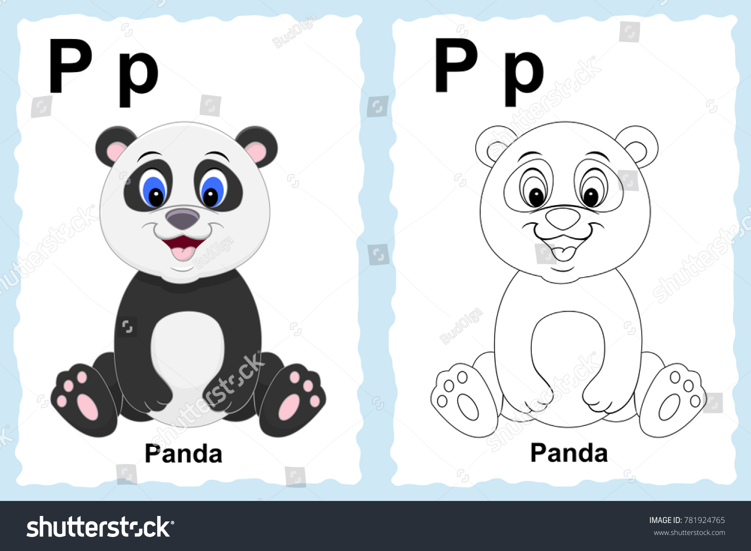 Hakuun alphabet coloring book page outline clip liittyvã vektorikuva rojaltivapaa