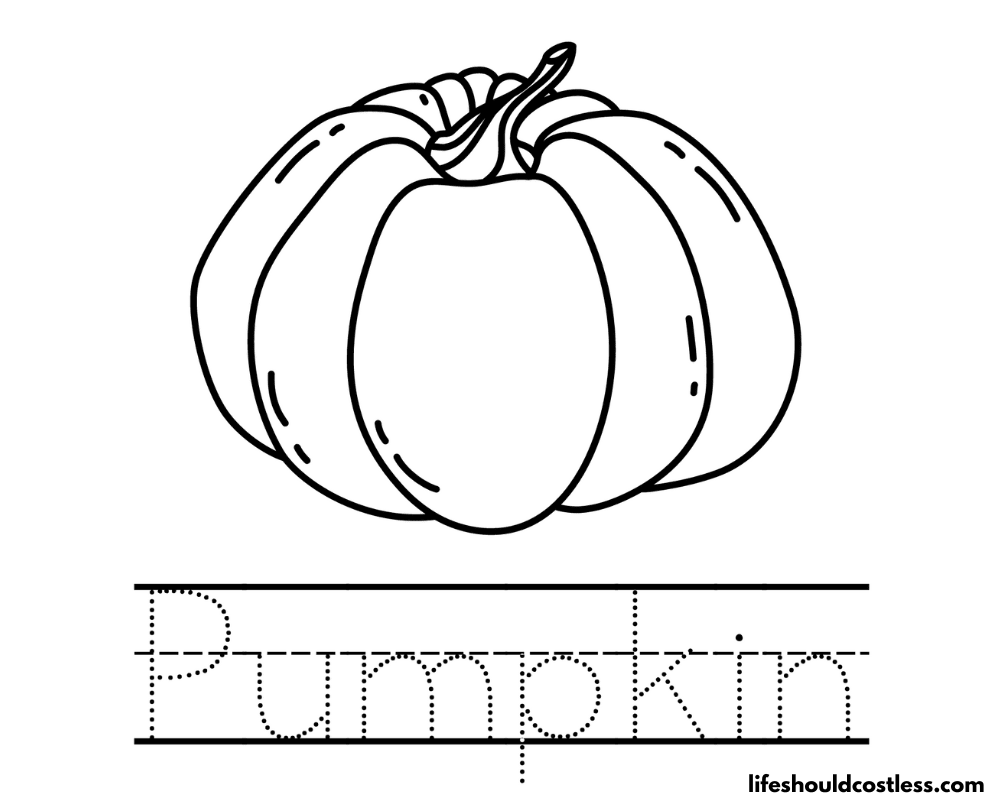 Pumpkin coloring pages free printable pdf templates