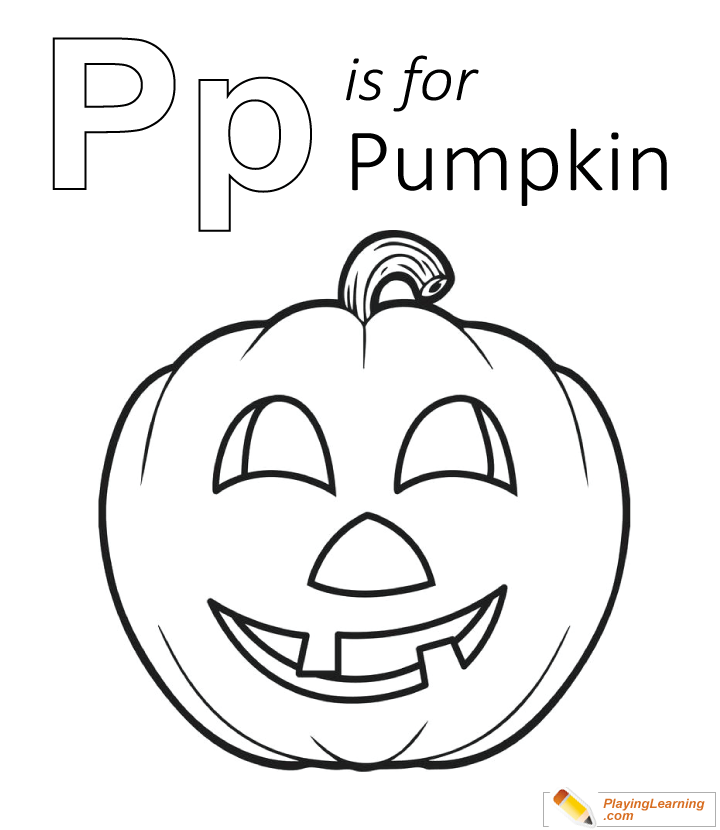 P is for pumpkin coloring page free p is for pumpkin coloring page