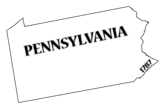 Pennsylvania outline png transparent images free download vector files
