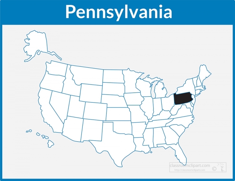 Pennsylvania state clipart