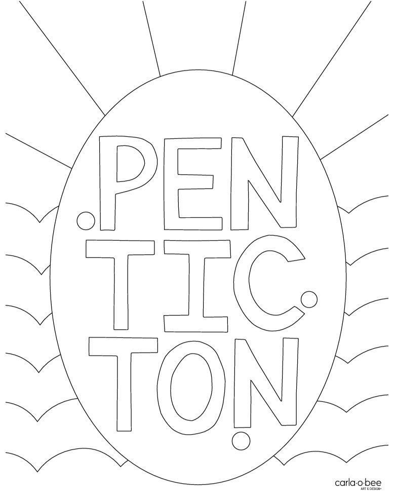 Colouring pages downloads â penticton arts council