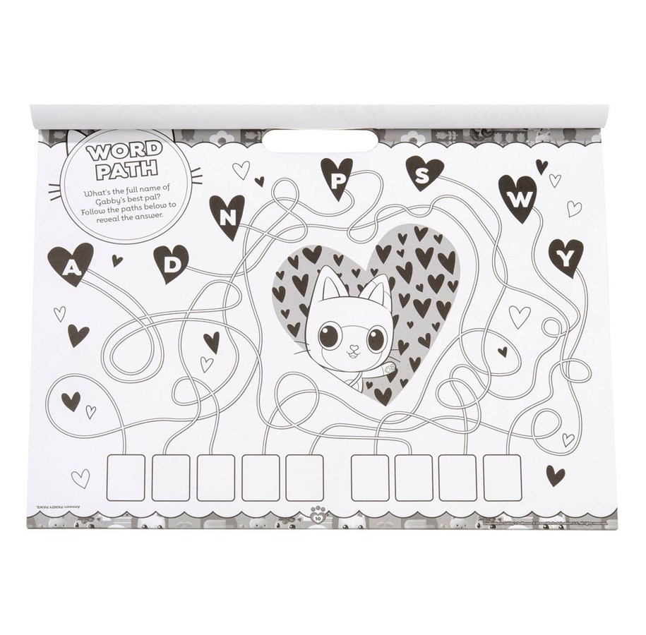 Totum gabbys dollhouse activity book edullinen