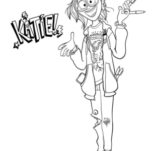 The mitchells vs the machines coloring pages printable for free download