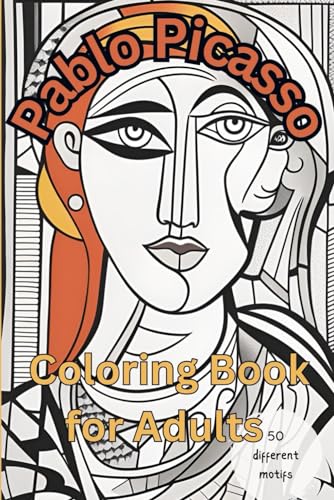 Artist coloring book pablo picasso coloring book for adults different motifs by chromatis auctor