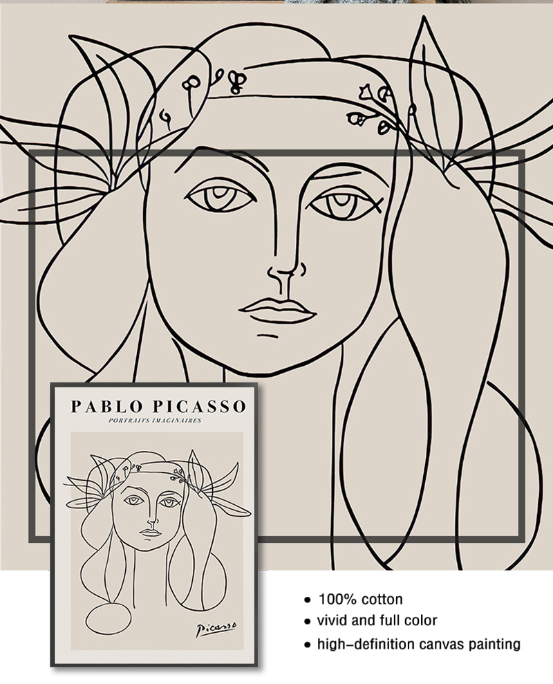 Prints wall decor picasso pablo picasso wall prints canvas exhibition posters
