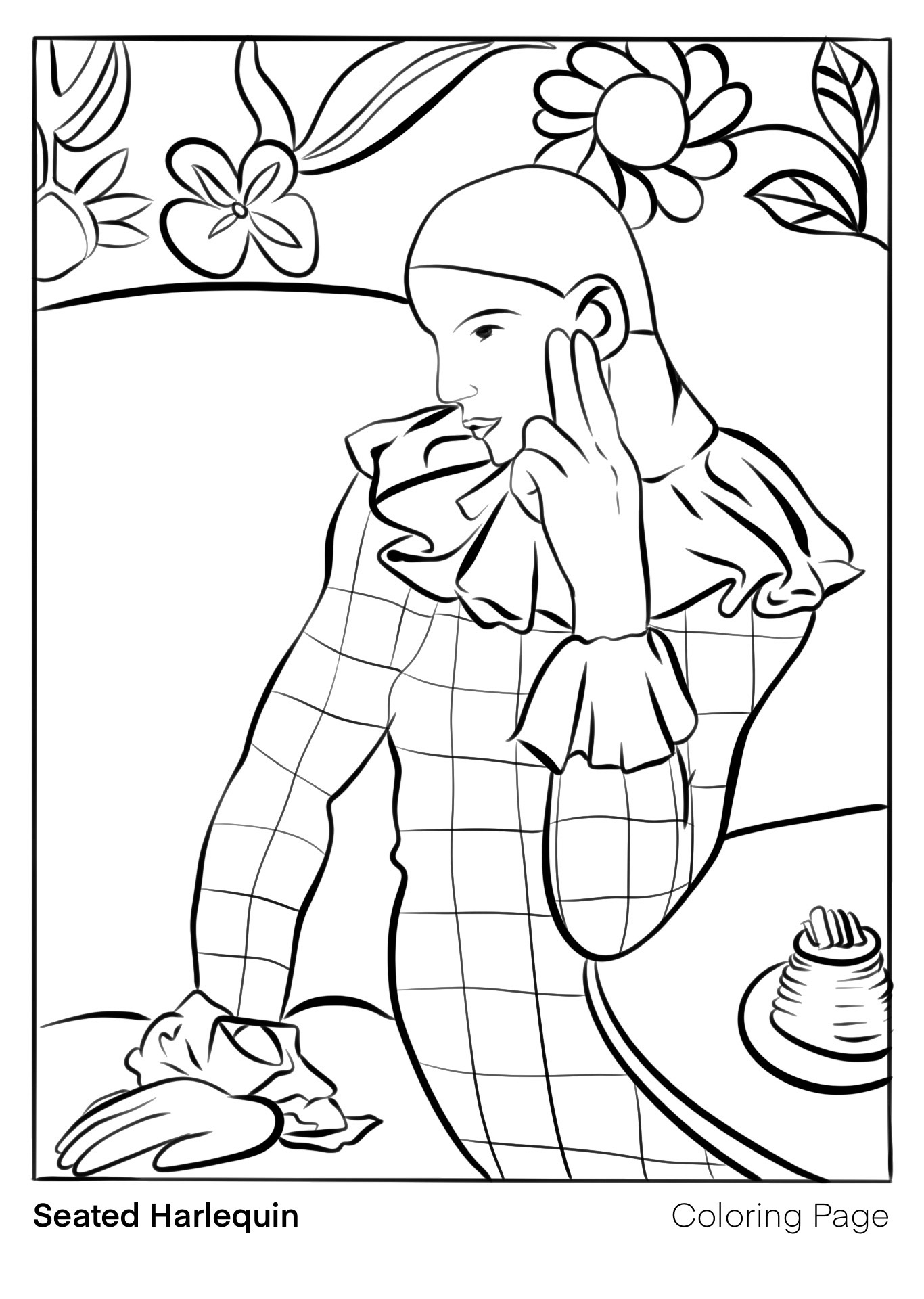 Best picasso art coloring pages printable pdf for free at