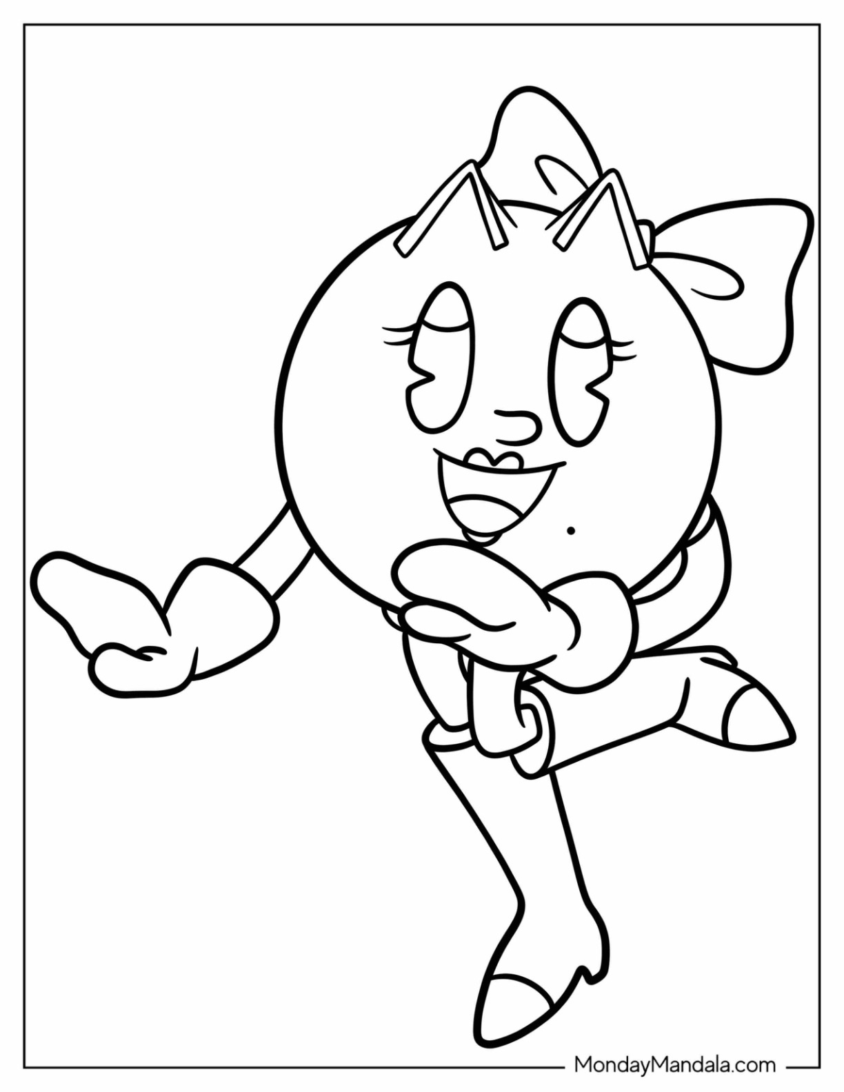 Pac man coloring pages free pdf printables